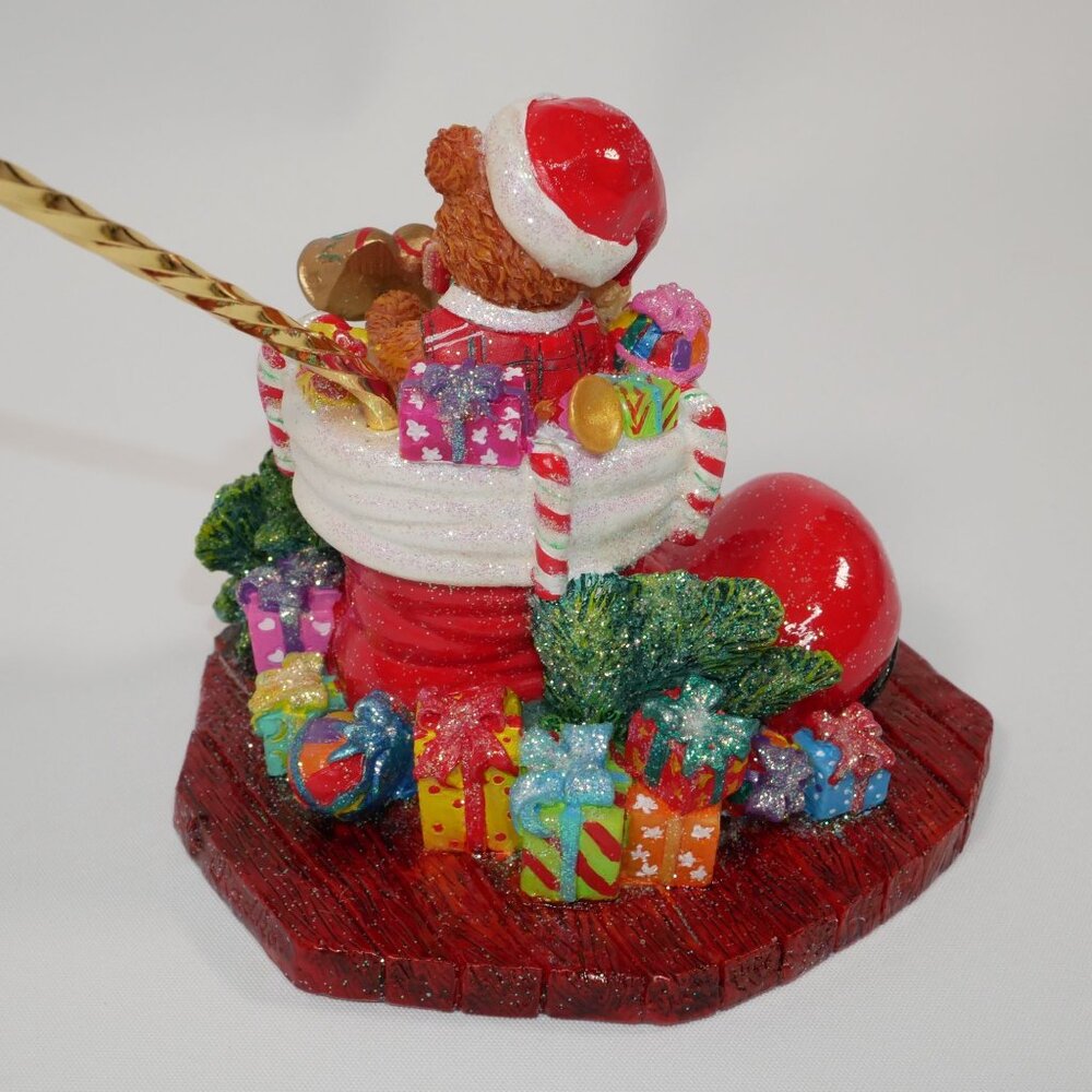 Christopher Radko Teddys Boot O'Loot Ornament Stand Christmas Decor - Picture 10 of 10